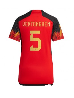 Belgien Jan Vertonghen #5 Heimtrikot für Frauen WM 2022 Kurzarm